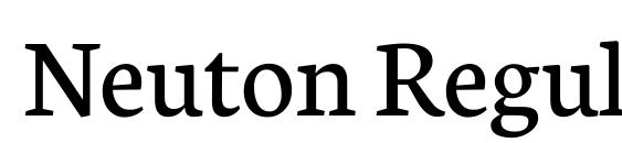 Neuton Regular font, free Neuton Regular font, preview Neuton Regular font