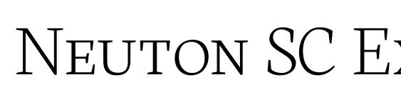 Neuton SC Extralight font, free Neuton SC Extralight font, preview Neuton SC Extralight font