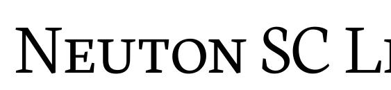 Neuton SC Light Font