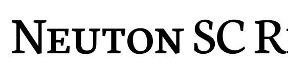 Neuton SC Regular font, free Neuton SC Regular font, preview Neuton SC Regular font