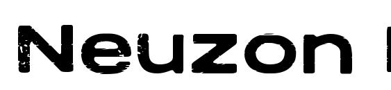 Neuzon Regular font, free Neuzon Regular font, preview Neuzon Regular font