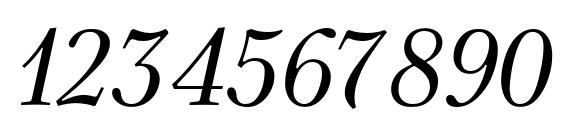 Nevac italic Font, Number Fonts