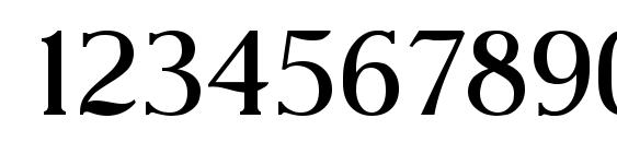 Nevada Regular Font, Number Fonts