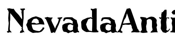 NevadaAntique Bold font, free NevadaAntique Bold font, preview NevadaAntique Bold font