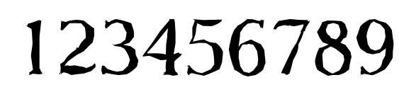NevadaAntique Regular Font, Number Fonts