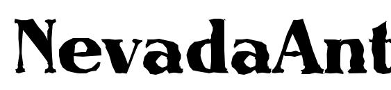 NevadaAntique Xbold Regular font, free NevadaAntique Xbold Regular font, preview NevadaAntique Xbold Regular font