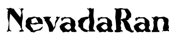 NevadaRandom Bold font, free NevadaRandom Bold font, preview NevadaRandom Bold font