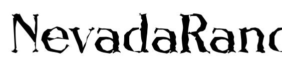 NevadaRandom Regular font, free NevadaRandom Regular font, preview NevadaRandom Regular font