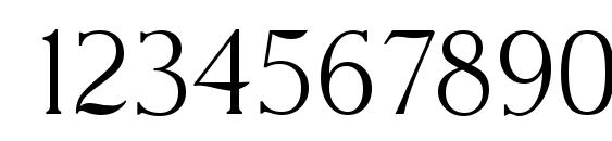 NevadaSerial Xlight Regular Font, Number Fonts
