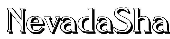 NevadaShadow Regular Font