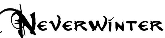 Neverwinter Normal font, free Neverwinter Normal font, preview Neverwinter Normal font