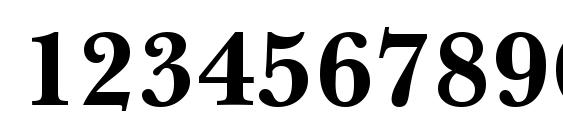 New Baskerville Bold BT Font, Number Fonts