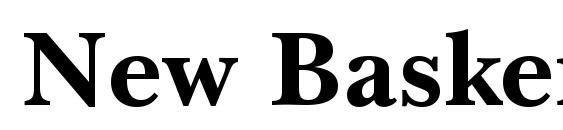 New Baskerville Bold BT Font