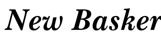 New Baskerville Bold Italic BT Font