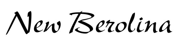 New Berolina MT Font