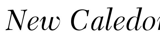New Caledonia Italic Old Style Figures Font