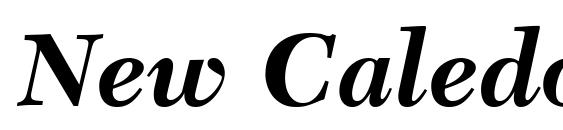 New Caledonia LT Bold Italic Font