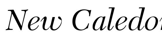 Шрифт New Caledonia LT Italic