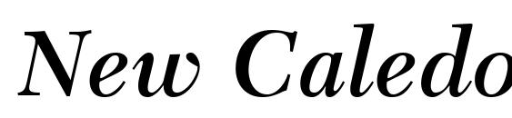 Шрифт New Caledonia LT Semi Bold Italic