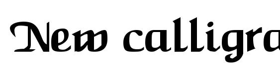 New calligraph Font, All Fonts