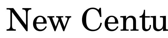 New Century Schoolbook CE Regular Font