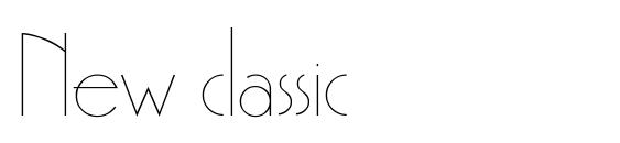 New classic font, free New classic font, preview New classic font