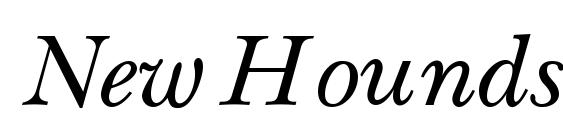шрифт New Hounds Italic Italic, бесплатный шрифт New Hounds Italic Italic, предварительный просмотр шрифта New Hounds Italic Italic