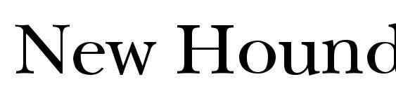 шрифт New Hounds, бесплатный шрифт New Hounds, предварительный просмотр шрифта New Hounds