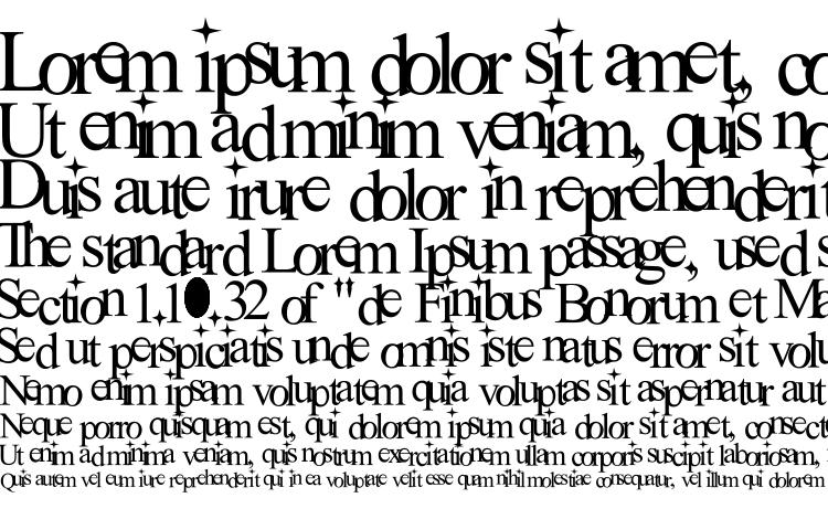 specimens New Romantics font, sample New Romantics font, an example of writing New Romantics font, review New Romantics font, preview New Romantics font, New Romantics font