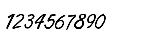 New script Font, Number Fonts