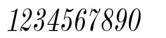 New Standard Old Narrow Italic Font, Number Fonts