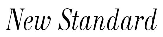 New Standard Old Narrow Italic Font