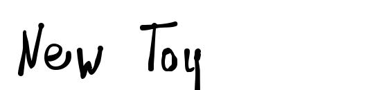шрифт New Toy, бесплатный шрифт New Toy, предварительный просмотр шрифта New Toy