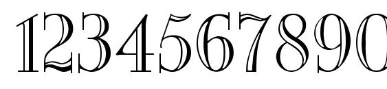 New Yorker Engraved Font, Number Fonts