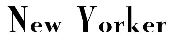 New Yorker Font, All Fonts