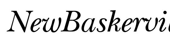 шрифт NewBaskerville Italic, бесплатный шрифт NewBaskerville Italic, предварительный просмотр шрифта NewBaskerville Italic
