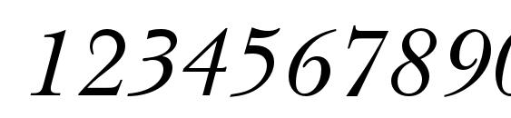 NewBaskervilleC Italic Font, Number Fonts