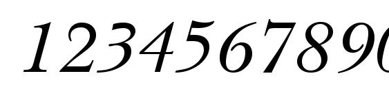 NewBaskervilleCTT Italic Font, Number Fonts