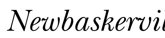 Newbaskervilleexpodc italic Font, OTF Fonts