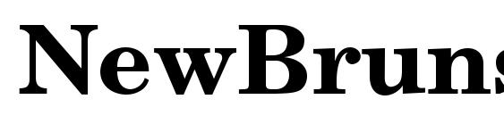 NewBrunswick Bold Font