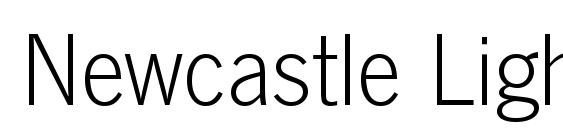 Newcastle Light Regular font, free Newcastle Light Regular font, preview Newcastle Light Regular font