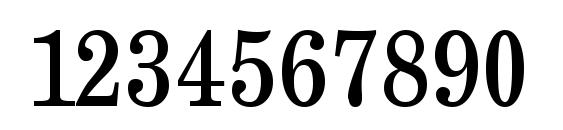 NewCenturyThin Font, Number Fonts