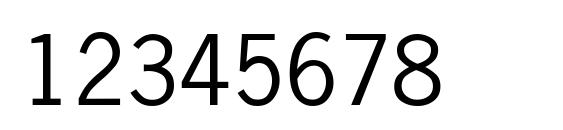 Шрифт Newgothic regular, Шрифты для цифр и чисел