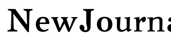 шрифт NewJournal Bold, бесплатный шрифт NewJournal Bold, предварительный просмотр шрифта NewJournal Bold