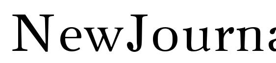 NewJournal Regular font, free NewJournal Regular font, preview NewJournal Regular font