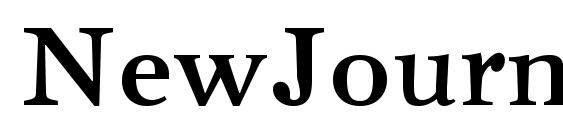 Шрифт NewJournalCTT Bold