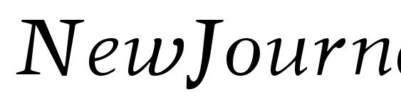 Шрифт NewJournalCTT Italic