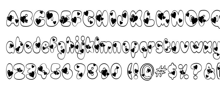 glyphs Newlywed font, сharacters Newlywed font, symbols Newlywed font, character map Newlywed font, preview Newlywed font, abc Newlywed font, Newlywed font