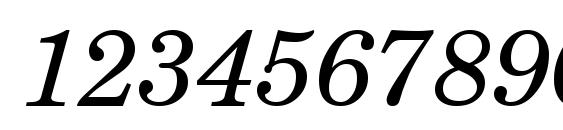 NewMilleniumSchlbk ItalicSH Font, Number Fonts
