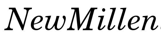 NewMilleniumSchlbk ItalicSH font, free NewMilleniumSchlbk ItalicSH font, preview NewMilleniumSchlbk ItalicSH font